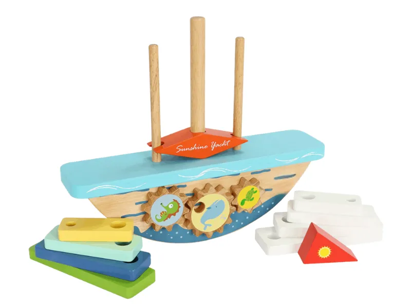 Balancing Boat With Flag - NH81362